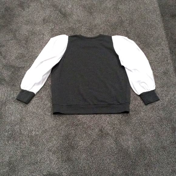 Cute Fashionable Bubble Sleeve Top - Picture 2 of 2